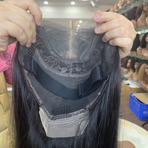 Perruque de cheveux humains vietnamiens de 16 pouces avec closure 4x4, personnalisable, lisse comme des baguettes, 14-18 pouces, couleur naturelle - Product Image 6