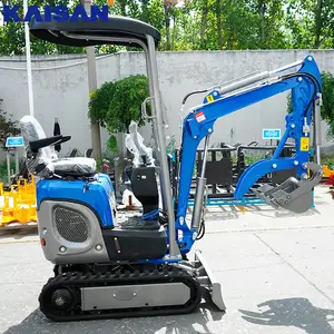 1 T Small Garden Digging Machine China Full Hydraulic Excavators Mini Excavator Digger
