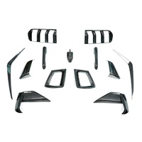 Pour Ford Mustang Ecoboost GT 2024-2026, kit complet d'accessoires intérieurs en fibre de carbone sèche OEM