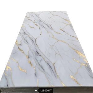 WANGBIN Fabricante 1220x2440Mm 3mm Pvc Mármol Hoja Uv Revestimiento Panel de pared Hoja - Product Image 4