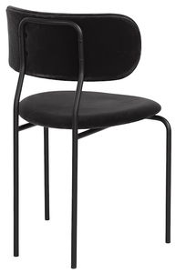 Venta al por mayor de comedor moderno diseñador danés tapizado Hotel restaurante marco de Metal Coco Silla de comedor - Product Image 3