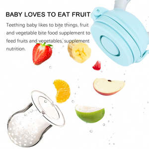 Cibo fresco ciuccio alimentatore per il bambino in Silicone capezzolo Piggy frutta Nibbler bambini modello animale fascia di età 0-12 mesi - Product Image 6