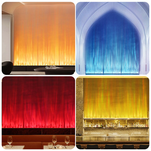 Projecteur mural LED à ondulations d'eau 3D dynamiques, indice de protection <span class=keywords><strong>IP65</strong></span>, construction en aluminium, pour hôtel, restaurant, KTV, ambiance - Product Image 4
