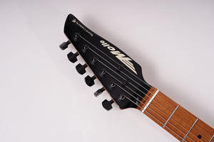 Chitarra Elettrica MOLLO MST-60YL con Pickup H-H, Manico in Acero Canadese, Tastiera in Acero, Corpo in Pioppo, Corde D'Addario EXL110 - Product Image 2