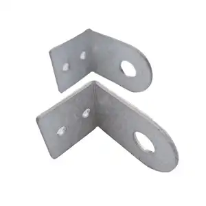 L Shaped Bracket Iron Metal Cabinet Shelf Support 5mm Cabinet Shelf Pins With 2 Holes For Furniture