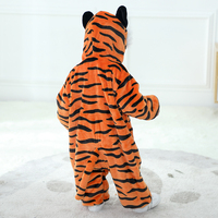 TONWHAR Grosir Baju Bayi Musim Dingin Desain Harimau Tebal Lucu, Setelan Merangkak untuk Balita