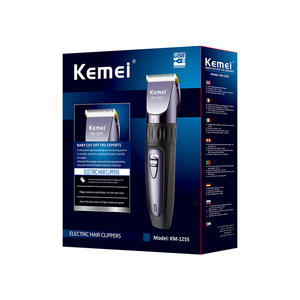 เครื่องตัดผมไฟฟ้า Kemei รุ่น KM-1255 แบบชาร์จไฟได้ พร้อมสายชาร์จ USB และอุปกรณ์เสริมสำหรับตัดผมผู้ชาย - Product Image 2