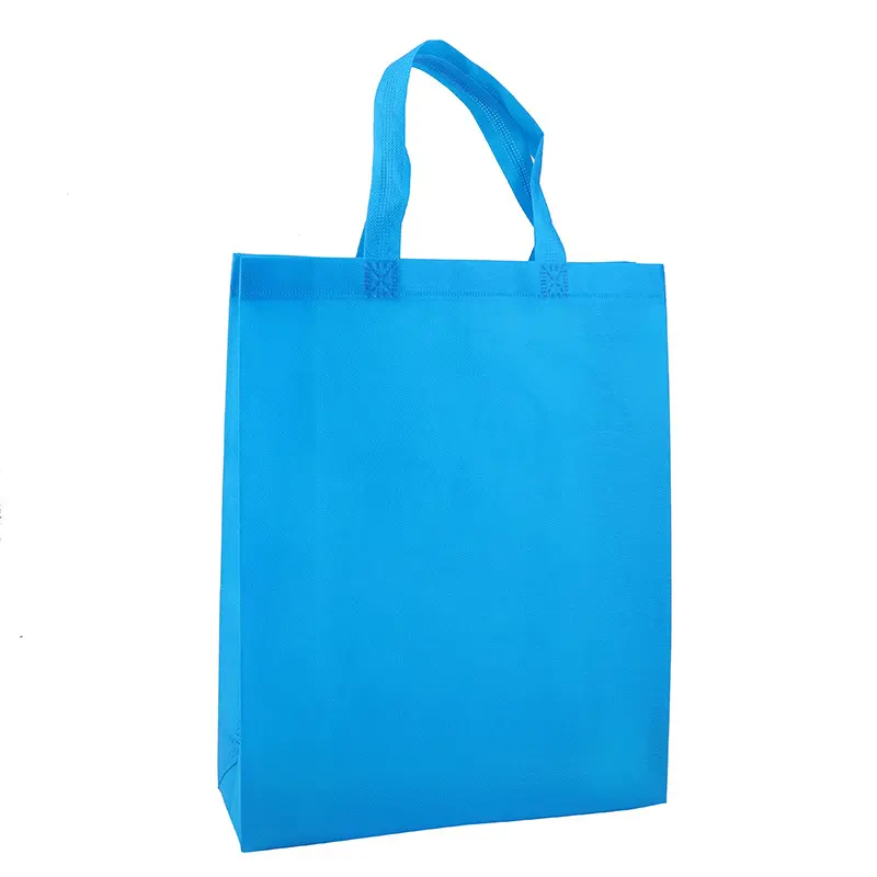 Recycled Eco Non-woven Reusable Nonwoven Grocery Promotional PP Non Woven Tote Shopping Cloth Bag With Custom Logo Print