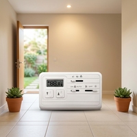 Thermostat mural pour ventilo-convecteur industriel non programmable à 3 vitesses, économie d'énergie, en plastique ABS ignifuge, Telin AC0022
