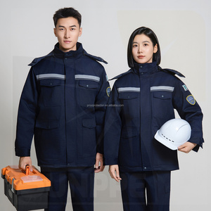 Logo personnalisé vêtements <span class=keywords><strong>de</strong></span> <span class=keywords><strong>travail</strong></span> d'hiver <span class=keywords><strong>pour</strong></span> hommes femmes doublure en coton anti-acide alcalin épais polyester vêtements <span class=keywords><strong>de</strong></span> <span class=keywords><strong>travail</strong></span> <span class=keywords><strong>uniforme</strong></span> garder au chaud - Product Image 2