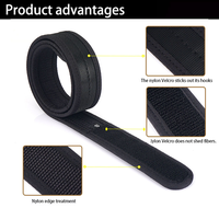 Ceinture tactique multifonctionnelle réglable à dégagement rapide en nylon avec boucle en alliage double couche intérieure et extérieure de 5,0 cm, longueur de 125 cm pour hommes