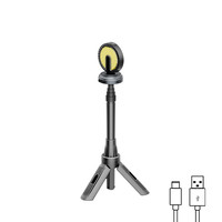 Lampe de travail portable LED multifonctionnelle pliable, magnétique, rechargeable par USB, XHP50 COB, lampe de camping rechargeable