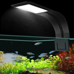 Éclairage <span class=keywords><strong>LED</strong></span> pour <span class=keywords><strong>aquarium</strong></span> super fin 5W/10W, à clipser, double lampe, lumière de croissance pour plantes d'eau douce, <span class=keywords><strong>LED</strong></span> pour <span class=keywords><strong>aquarium</strong></span> pour <span class=keywords><strong>nano</strong></span> aquariums - Product Image 2