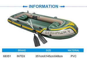 INTEX-barco inflable <span class=keywords><strong>SEAHAWK</strong></span> 4, serie deportiva, juego de bote inflable con remos y bomba, Kayak, rescate, pesca, 68351 - Product Image 3