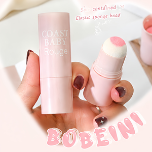 Stick <span class=keywords><strong>blush</strong></span> 3 en 1 personnalisé, monochrome, tout-en-un avec miroir, brillant, longue tenue pour un look naturel, marque privée - Product Image 3