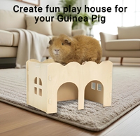 Maisonnette en bois écologique et durable pour hamsters, idéale pour les petits animaux, utilisation extérieure, vente en gros du fabricant