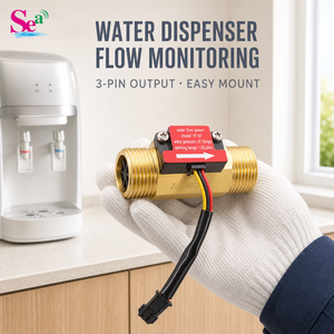Medidor de Flujo de Agua con Efecto Hall DN15 con Sensor de Temperatura de 50K y Diseño de Impulsor para Calentadores, Venta al Por Mayor - Product Image 4