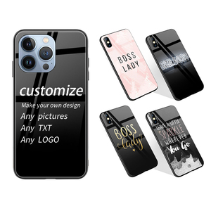 เคสโทรศัพท์กระจกลายอนิเมะสำหรับ <span class=keywords><strong>Iphone</strong></span>,เคสฝาแก้วสำหรับ <span class=keywords><strong>Iphone</strong></span> 13 12 Pro Max Xr Xs A51 A71 S10 S20 S21 - Product Image 2