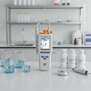 EC310F Tragbares Multiparameter-Leitfähigkeitsmessgerät <span class=keywords><strong>TDS</strong></span>-Messgerät Salzgehalt-Temperaturmessgerät mit Hintergrundbeleuchteter LCD-Anzeige für den Außeneinsatz - Product Image 1