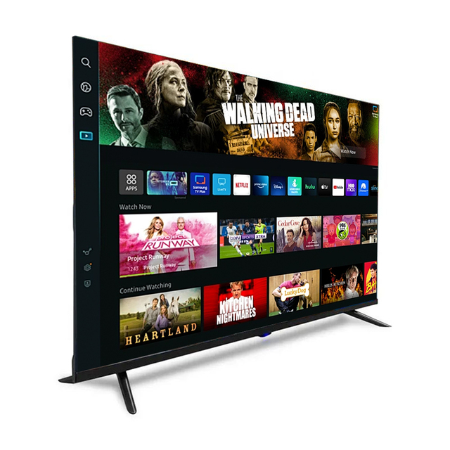 Built Wireless WiFi 32 Inch LED HDTV Smart TV with Android OS 4K Ready Full HD 1080p 60/120Hz for Family Leisure
