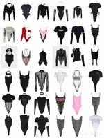 Maillot de bain de luxe deux pièces micro triangle, bikini taille haute avec dos nu et laçage, maillot de bain uni personnalisé de créateur, usine OEM ODM