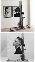 Imprimante 3D pour murs et sols |   Machine à peinture murale à encre UV de qualité industrielle avec têtes d'impression I3200, impression automatique intérieure et extérieure