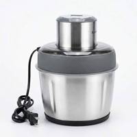 Nouvelle conception personnalisée, hachoir à viande à 2 bacs de 2,5 L avec bol en acier inoxydable et protection contre la surchauffe pour usage commercial et domestique