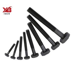 Wholesale Black <strong>T</strong>-Type <strong>Bolts</strong> 4.8/8.8 Grade High Strength for Aluminum Profile Frame Mechanical Equipment Hot-Dip - Product Image 4