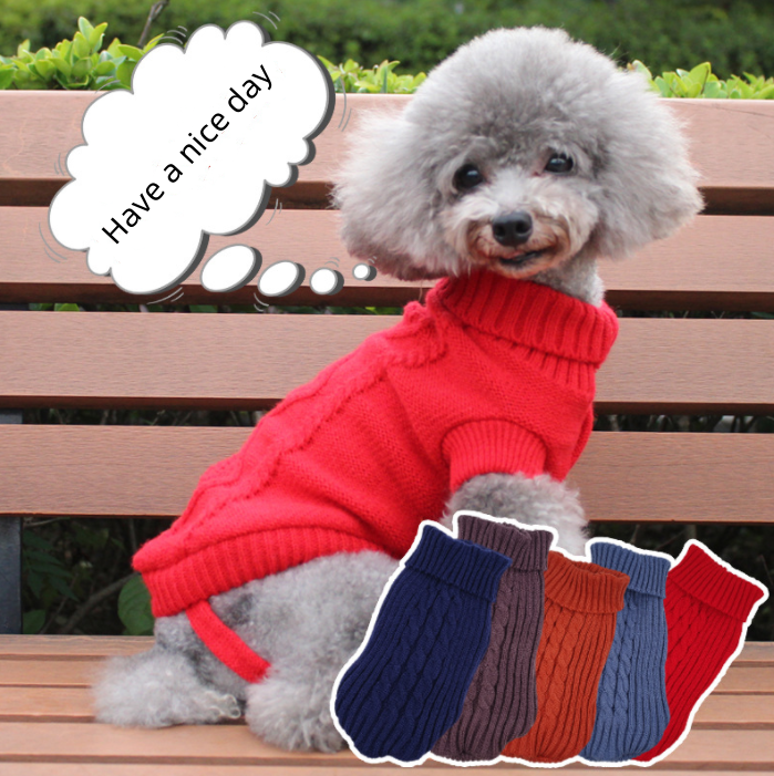 Wholesale Dog Hoodie – Comfortable Polyester Pet Jacket with Knit Design, Printed Pattern & Multi-Color XL Options - View 2