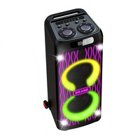 Altavoz Portátil Karaoke de Doble 8 Pulgadas, Sistema de Sonido Privado Jtbl con Micrófono, en Oferta