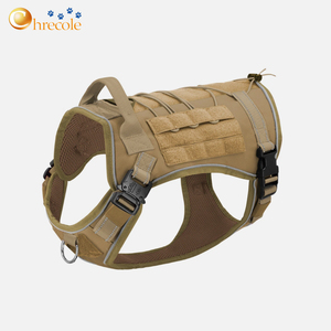 <span class=keywords><strong>Harness</strong></span> Anjing Taktis Heavy Duty Ukuran Besar Desain Khusus Logo Custom Grosir Tanpa Tarik Berbantalan Dapat Disesuaikan - Product Image 5