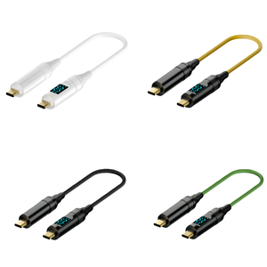 PD 100W <span class=keywords><strong>USB</strong></span> 3.2 Tip-C Kablo 8K60Hz Yaylı <span class=keywords><strong>USB</strong></span>-C Hızlı Şarj Kablosu Emark Çipli Tam Fonksiyonlu <span class=keywords><strong>OTG</strong></span> Kablosu Dizüstü Bilgisayar Cep Telefonu için - Product Image 4