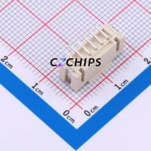 HCZZ0469-6 Wire-to-Board Pin Header SMD,P=2mm Connector ( Pin Structure: 1x6P )( Pitch: 2mm )( Mounting Type: Vertical Mount ) - Product Image 2