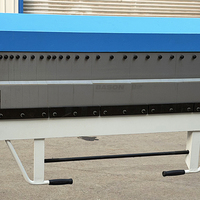Machine à plier la tôle manuelle en acier inoxydable de haute qualité pour la fabrication de conduits, avec lame segmentée, facile à utiliser