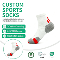 Chaussettes personnalisables en tricot, absorbant la transpiration, séchage rapide, respirantes, chaussettes de compression pour la course à pied, marathon professionnel