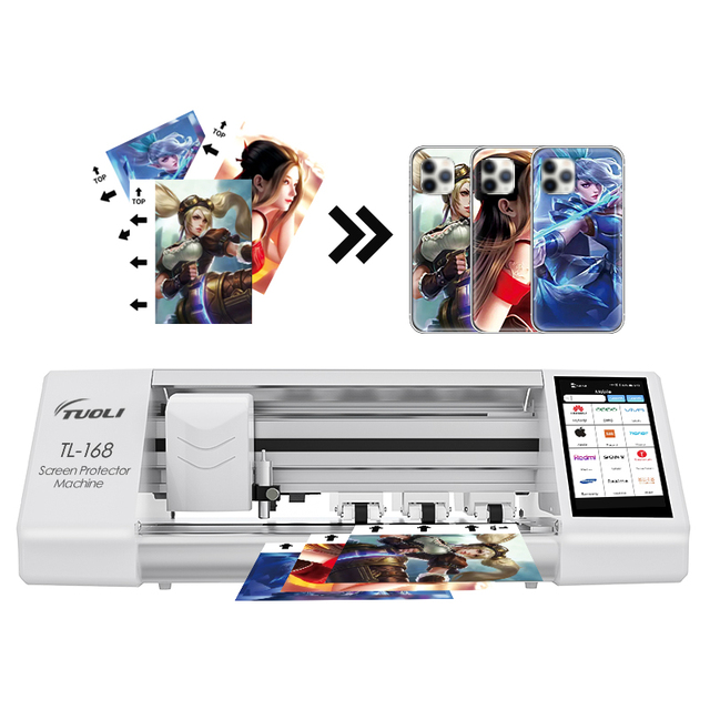 Factory Automatic 13 Inch Screen Protector Film Cutting Machine Ydrogel TPU Film Phone Tablet Laptop Back Skin Making Machine