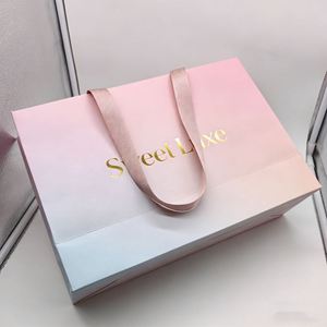 Sacs en papier kraft recyclé en gros avec votre propre logo pour les cafés, les boulangeries, les services de livraison de nourriture à emporter - Product Image 2