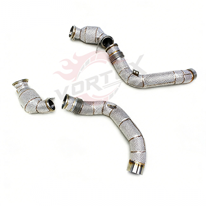 Tubería de Escape de Alto Flujo Vortex Factory para M5 F90 4.4T 2018-2023 Sport, con Protector de Calor y Cabezales de Acero Inoxidable - Product Image 2