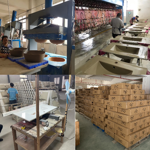 Sanitario de Forma Ovalada, Lavabo de Cerámica Negro Mate, Lavabo Sobre Encimera para Baño, Precio Económico - Product Image 4