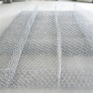 Caisse <span class=keywords><strong>gabion</strong></span> tissée et panier mural en fil de fer galvanisé pour la construction de jardins, les façades commerciales et les clôtures - Product Image 4