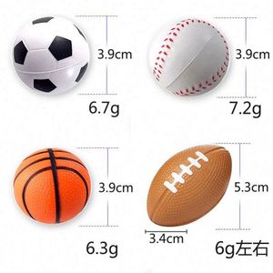 Pelota de Fútbol Mini Personalizada Antiestrés - Pelota Deportiva de Espuma para Carnaval Escolar, Regalos para Bolsas de Fiesta, Relleno de Navidad - Product Image 4