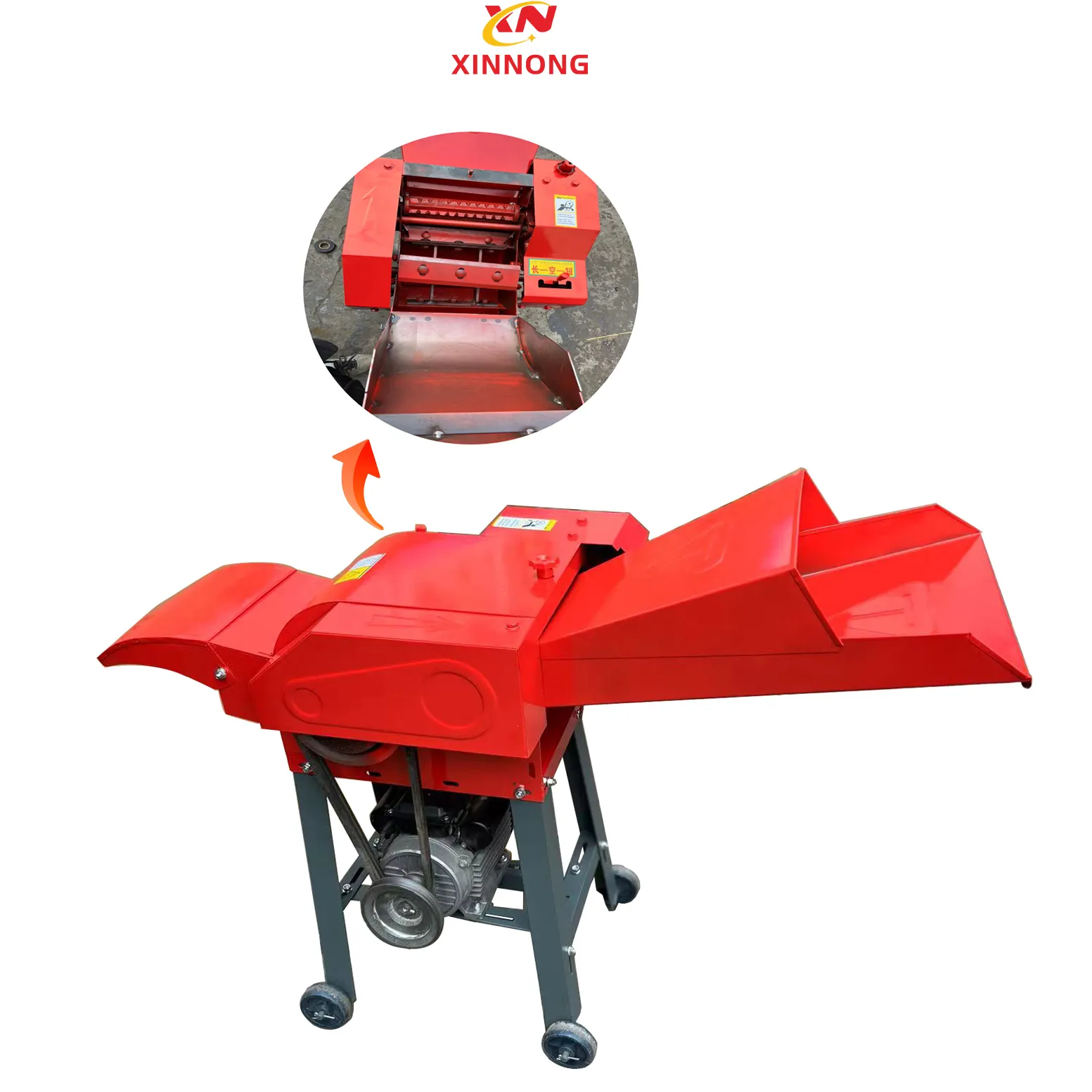 1ton/h Agriculture Chaff Cutters Machines Grass Cutter Machine Straw Chopping Machine With Factory Price