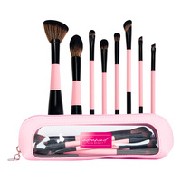 Ensemble de pinceaux de maquillage professionnels multifonctionnels à double extrémité, têtes doubles personnalisables pour le mélange de fond de teint et les ombres à paupières