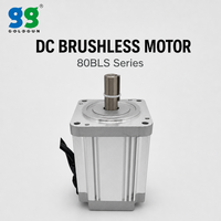 Moteur électrique CC sans balais GOLDGUN 48V 400W 80 avec capteur Hall de haute précision pour la robotique industrielle – Prix direct usine