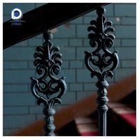 Rampe en fer forgé Prima, bord lisse personnalisé, design sécurisé pour les enfants, pour la cour familiale, la véranda, rampe en fer forgé