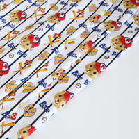 Tissu en coton et élasthanne pour vêtements, extensible dans les quatre sens, impression numérique personnalisée, fourniture directe d'usine, MOQ 1 mètre
