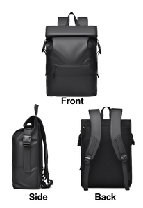 Fashionable Large Capacity Rollup Rucksack Zipper Closure Sports <strong>Backpack</strong> <strong>Laptop</strong> <strong>Bag</strong> for School Student and Business - Product Image 5