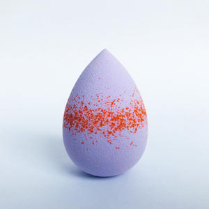 Goutte d'eau visage lavable en gros maquillage mélangeur éponge douce beauté cosmétique éponge bouffée guirlande oeufs de pâques fond de teint violet - Product Image 4