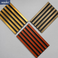 Panneaux muraux cannelés en PS multicolores de haute qualité, imperméables, décoratifs, en polystyrène, pour revêtements muraux intérieurs