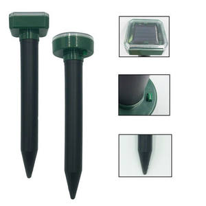 बाहरी नेतृत्व वाले वाटरप्रूफ सोनिक स्पाइक्स सौर ऊर्जा से संचालित अल्ट्रासोनिक पशु सांप चिपमंक - Product Image 2